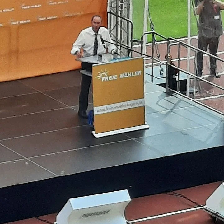 20210612 Landesversammlung in Nürnberg - Landesvorsitzender Hubert Aiwanger spricht zu den Delegierten.