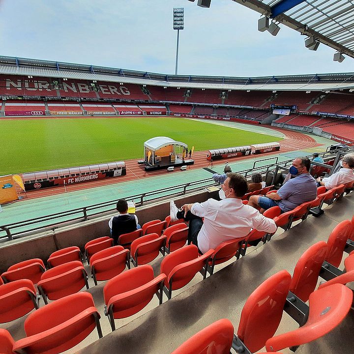 Landesversammlung FW Bayern in Nürnberg - Blick ins Stadion